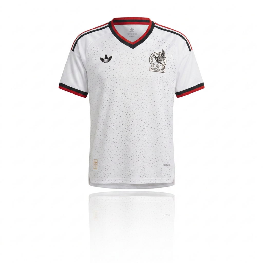 Jersey Blanco Selección Nacional Mujer  Version Jugador Brillos Lluvia